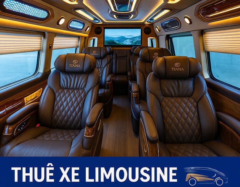 Thuê limousine 9 chỗ đi Vũng Tàu cao cấp