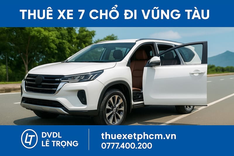Thuê xe 7 chỗ đi Vũng Tàu từ TP.HCM