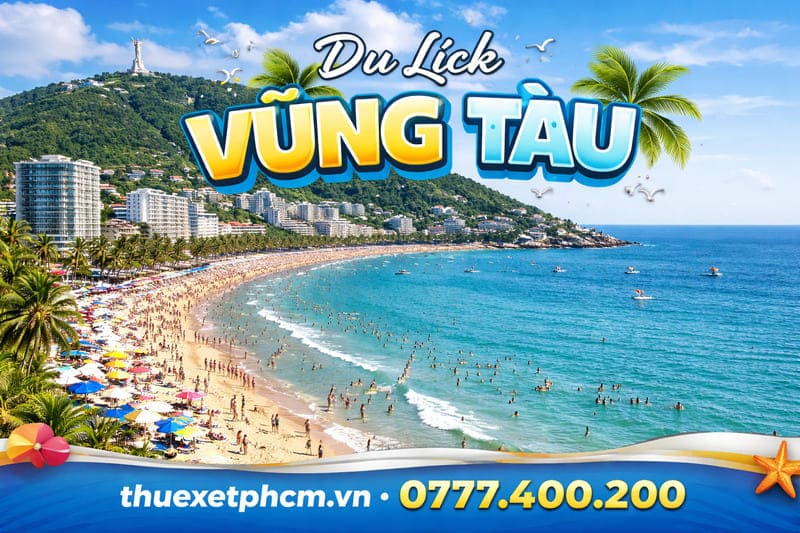 Đặt Vé Xe Sài Gòn đi Vũng Tàu Du Lịch Tại Thuexetphcm.vn
