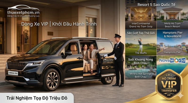 Xe thuexetphcm.vn đồng hành cùng quý khách khám phá các tọa độ nghỉ dưỡng triệu đô và điểm check-in hot nhất Hồ Tràm.