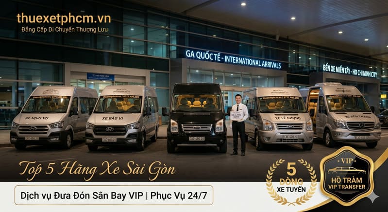 Top 5 Nhà Xe Sài Gòn đi Hồ Tràm Mới Nhất 2026