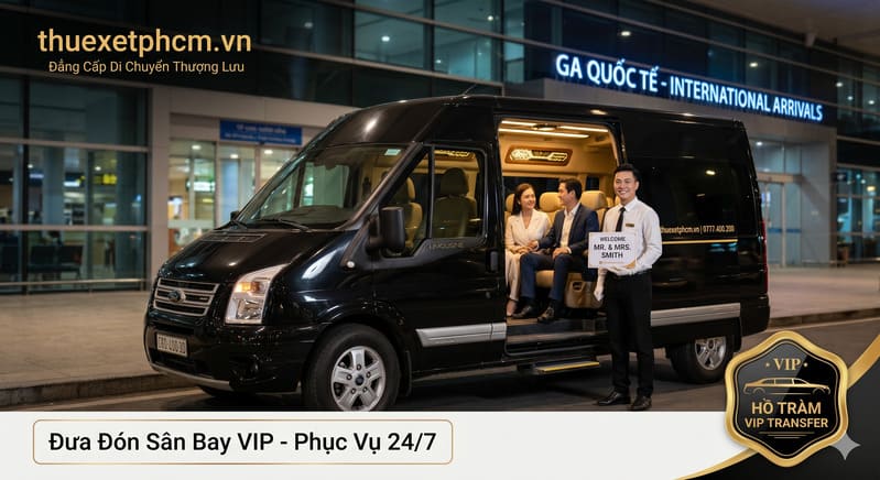 Dịch Vụ Xe Limousine Đón Sân Bay Đi Hồ Tràm Được Các Hãng Xe Cung Cấp